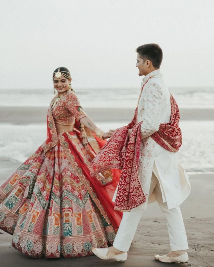 Beautiful prewedding couple shoot outdoors